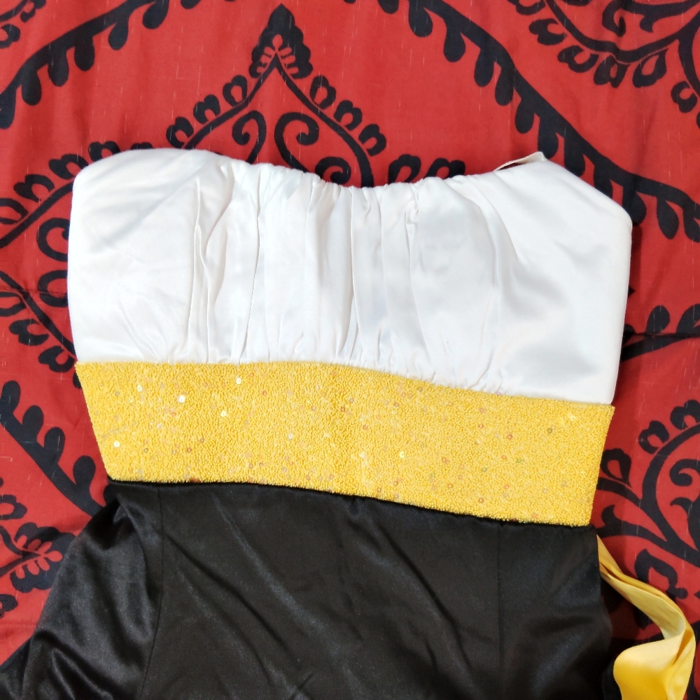 Vtg Early 2000s "Ruby Rox" Strapless Homecoming/F… - image 3